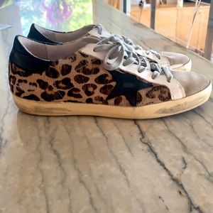 Golden Goose leopard sneakers